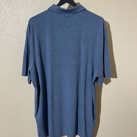 Faherty Classic Navy Polo Shirt - Picture 2 of 6